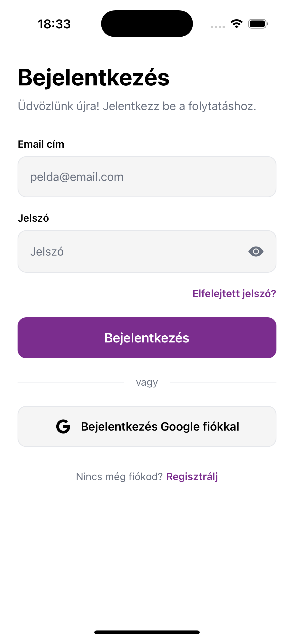Bejelentkezés