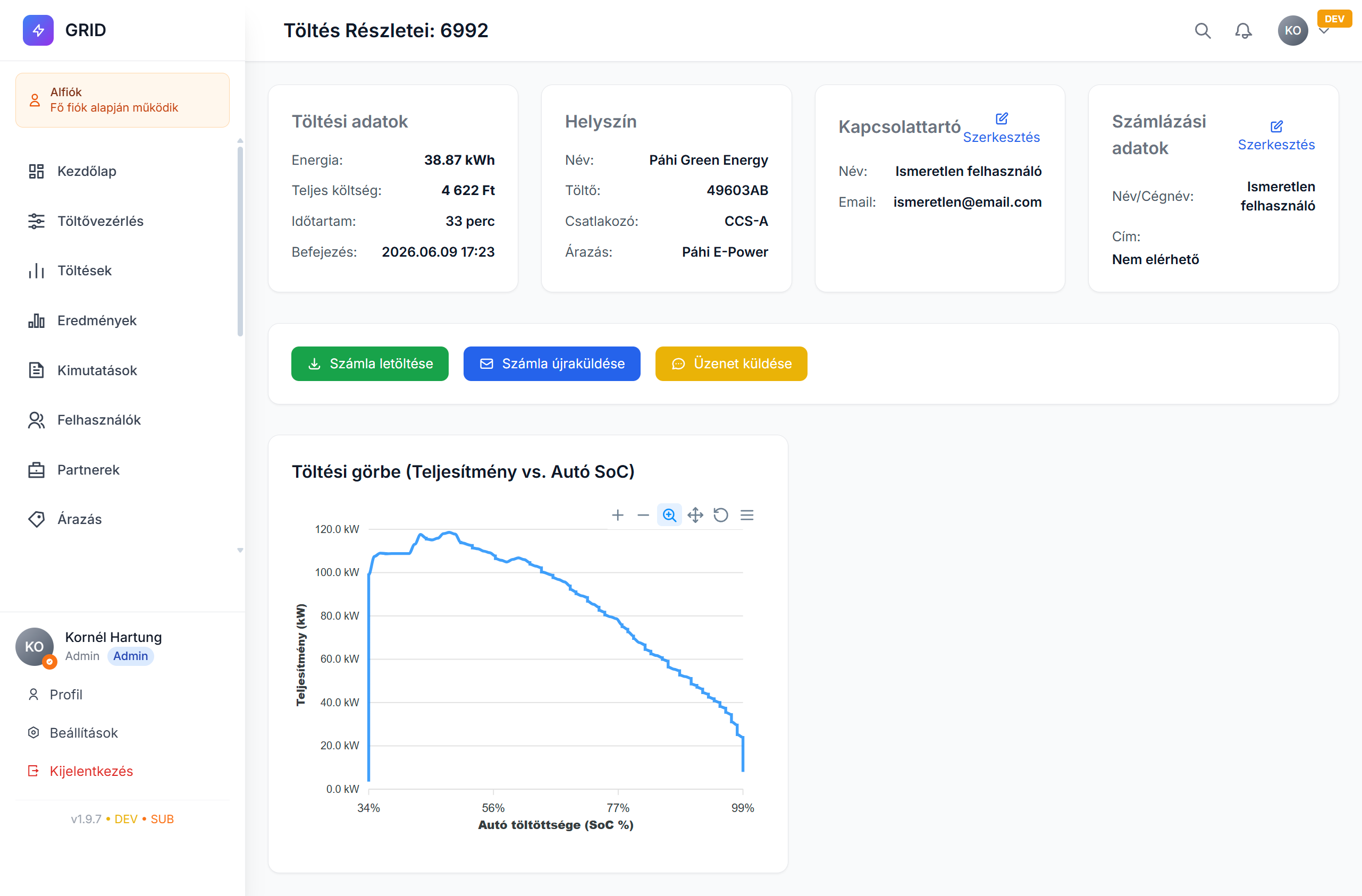 TOLTO.app — töltési részletek